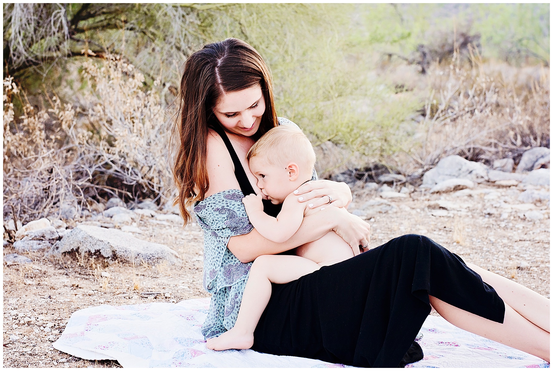 Breastfeeding Awareness Photo Shoot Whickenburg, Arizona Family